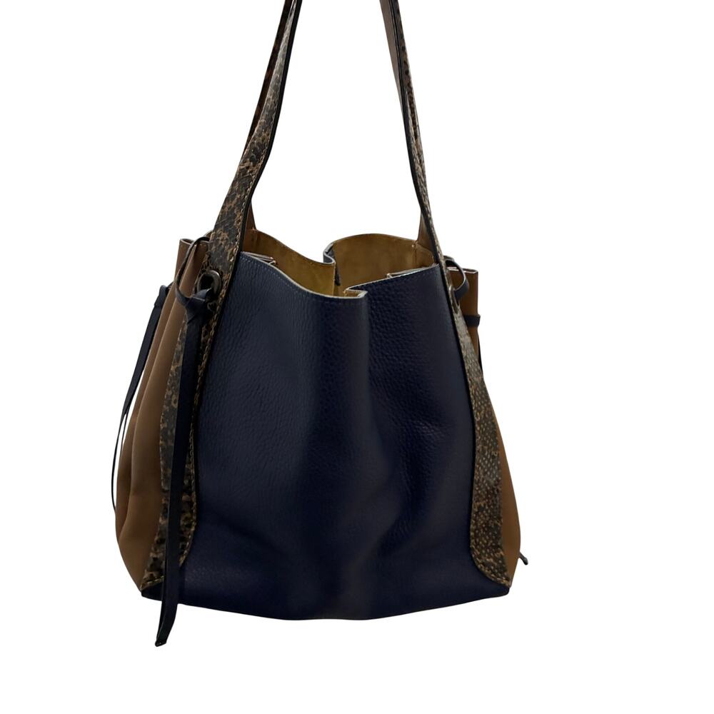 Restored Harmony Hobo
In Colorblock With Snakeskin Detail - Picture 3 of 9